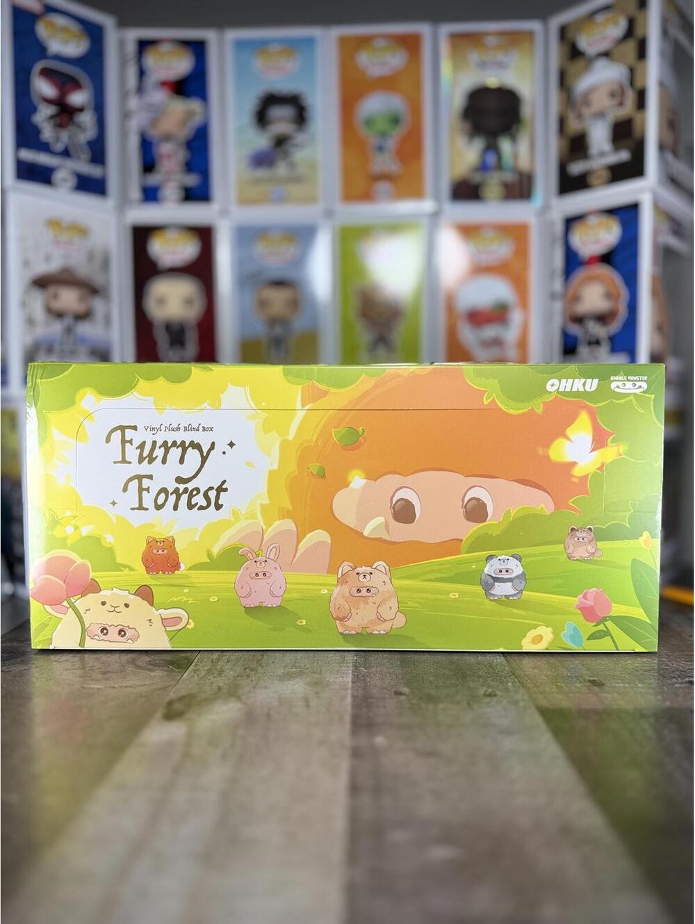 Giggle Monster Furry Forest Series Blind-Box Vinyl Plush Case of 6